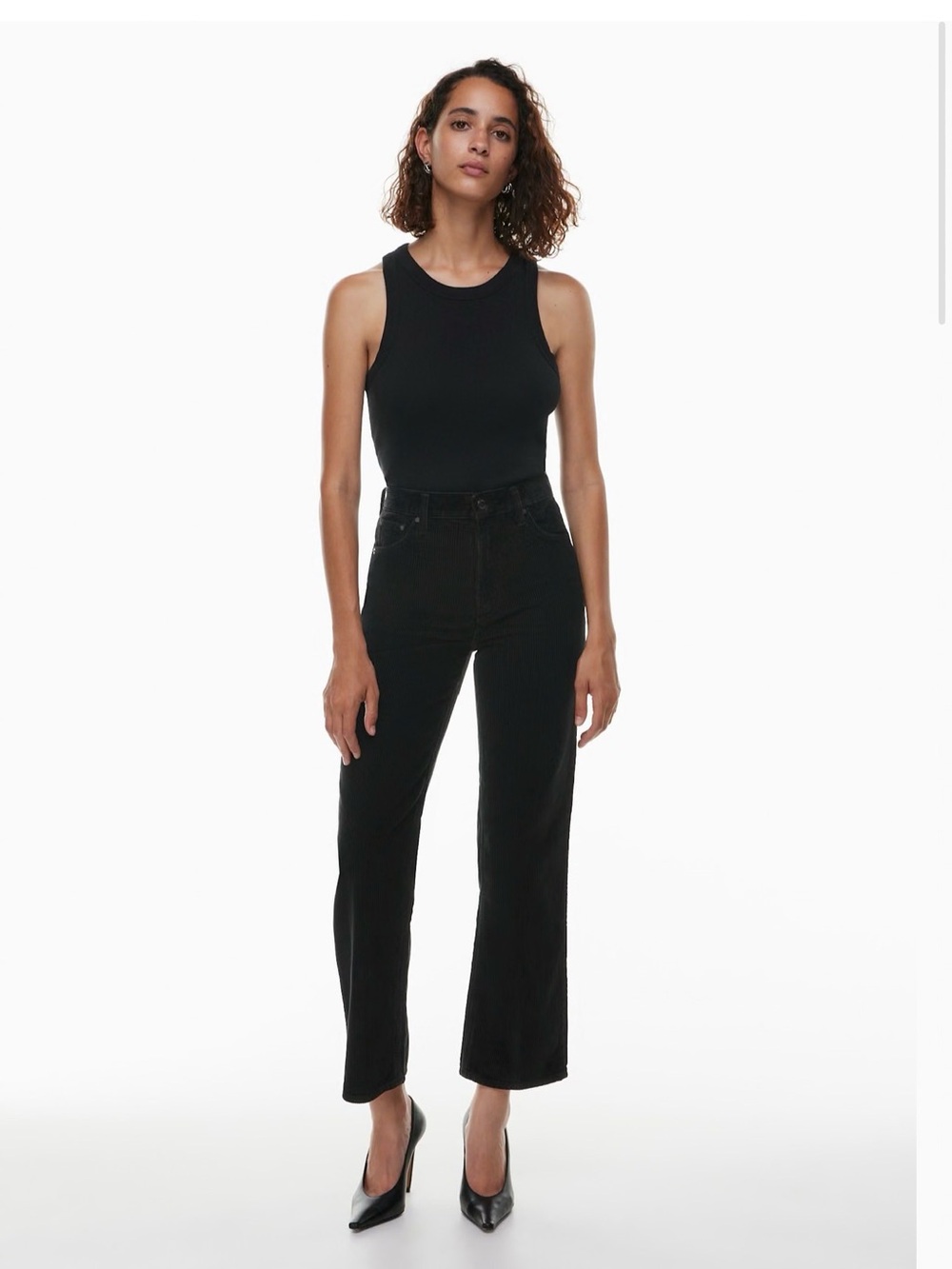 Aritzia Denim Forum Arlo Straight Corduroy Pant